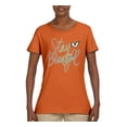 thumbnail image 2 of Stay Beautiful Positivity Quote Saying Pop Culture Womens Graphic T-Shirt, Orange, Medium, 2 of 3