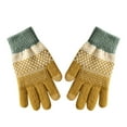 thumbnail image 3 of Unisex Touchscreen Knit Gloves Elastic Cuff Texting Gloves for Cold Weather, 3 of 8