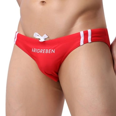 Giftesty Men Swimwear Clearance,New Men's Boxer Briefs Swimming Swim Shorts Trunks Swimwear Pants RD/S