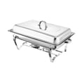 thumbnail image 2 of Servidor de Buffet rectangular, juego de Buffet de plato de frotamiento, sartén multiusos para comida, juego de calentador de Buffet y calentador para 1 cuadrícula, 2 of 8