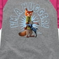 thumbnail image 3 of Disney - I'm A Hugger - Toddler & Youth Girls Raglan Graphic T-Shirt, 3 of 5