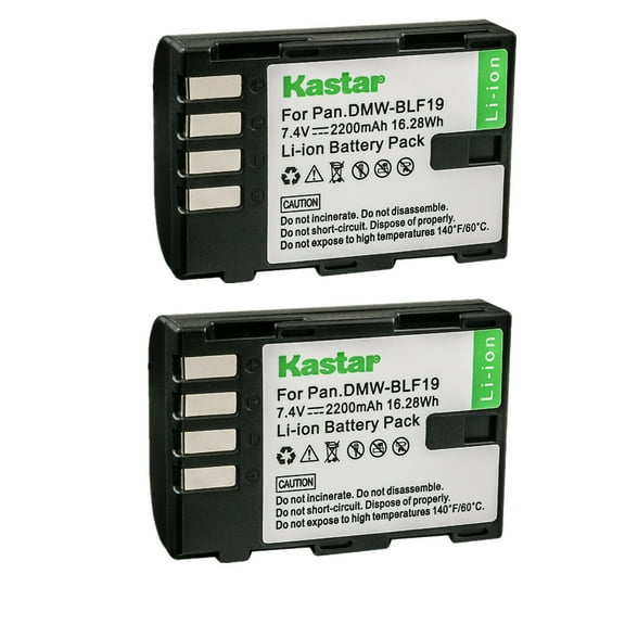 Kastar 2-Pack Battery 7.4V 2200mAh Replacement for Sigma SD Quattro, Sigma SD Quattro H Digital Camera, Sigma BP-61 Camera, Sigma PG-41 Battery Grip for sd Quattro & H Digital Camera