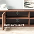 thumbnail image 5 of POVISON-71" Modern Wood TV Stand, Minimalist Slatted Entertainment Center,Media Console, Fully-Assembled, Perfect for 65-inch TVs, 5 of 8