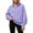 Purple, variant on Ruyang Kids Zip Up Hooded Sweatshirt Long Sleeve Jacket Pockets Loose Coat Fall Warm Outerwear for Girls