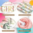 thumbnail image 4 of Pink Floral Girl Baby Shower Banner Gold Glitter Sweet Little Girl Display Green Leaves Floral Decor Floral Backdrop for Baby Shower Party Girl Welcome Celebration Newborn Girl Party, 4 of 9