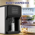 thumbnail image 2 of Advwin 3 in 1 Water Dispenser with Ice Maker Countertop, Bullet Ice, Crushed Ice, Water Cooler, 44Lbs/24H, 12 Ice Cube/6Min, Self-cleaning, 4Lbs Ice Storage, Home, Kitchen, Party, RV, 2 of 8
