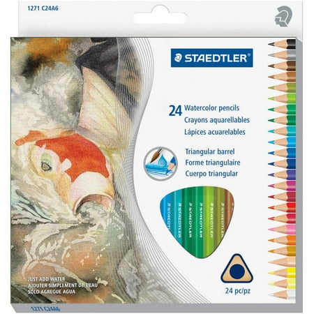 - Staedtler Watercolor Pencils Set, Set of 24, Assorted