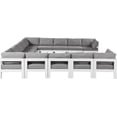 thumbnail image 4 of Meridian Furniture Nizuc Gris Patio Extérieur Sectionnel Modulaire, 4 of 8