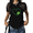 Black-1, variant on Black Print Tshirt Graphic Tees Shirts with Green Heart and Shamrock Design for St Patricks Day Casual Daily Wear Tops S-5XL