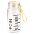 thumbnail image 3 of CozeLy 300ml Glass Water Bottle with Measurement Scale Leak Proof Lid and Insulated Sleeve Portable Travel Coffee Mug Microwave Safe Reusable, 3 of 9