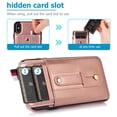 thumbnail image 2 of for iPhone XS Max Case, Lightweight Premium PU Leather iPhone XS Max Wallet Case with Card Holders Protective Case for iPhone XS Max Adjustable Stand,Rosegold, 2 of 7