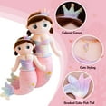 thumbnail image 6 of Mermaid Stuffed Animal Plush, 49.2in Cute Soft Pink Hugging Mermaid Plushies Pillow Toys Kawaii Birthday Gift for for Adults Kids Boys Girls, 6 of 8