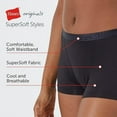 thumbnail image 5 of Hanes Women's Originals Supersoft Panties, Viscose from Bamboo Underwear Boxer Briefs 5-Pack, 5 of 6