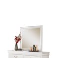 thumbnail image 2 of ACME Furniture Louis Philippe III Bed, Mirror, White, 2 of 6