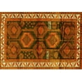 thumbnail image 1 of Ahgly Company Indoor Rectangle Persian Yellow Traditional Area Rugs, 8' x 12', 1 of 4
