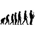 thumbnail image 3 of CafePress - Evolution Saxophone - 20 Oz White Ceramic Mega Mug, 3 of 5