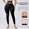 thumbnail image 5 of Athlemo Elastic Waist Control Tummy Shaping Leggings Shapewear, 5 of 7
