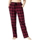 Pantalon Long Pyjama Pyjama à Carreaux en Coton pour Femmes – image 1 sur 7