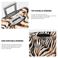 thumbnail image 3 of Pofeuu Watercolor Zebra Print Luggage Suitcase Cover Protector Luggage Washable Covers Aesthetic for 18/24/28/32 inch Luggage（No luggage included）-X-Large, 3 of 7