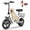 750W 48V 10.4AH-White, variant on INSDRGN Adult Electric Scooter with Seat and Basket, 750W Motor 48V 10.4AH 20MPH, Pet-Friendly Folding E-Scooter, UL2272, Pink