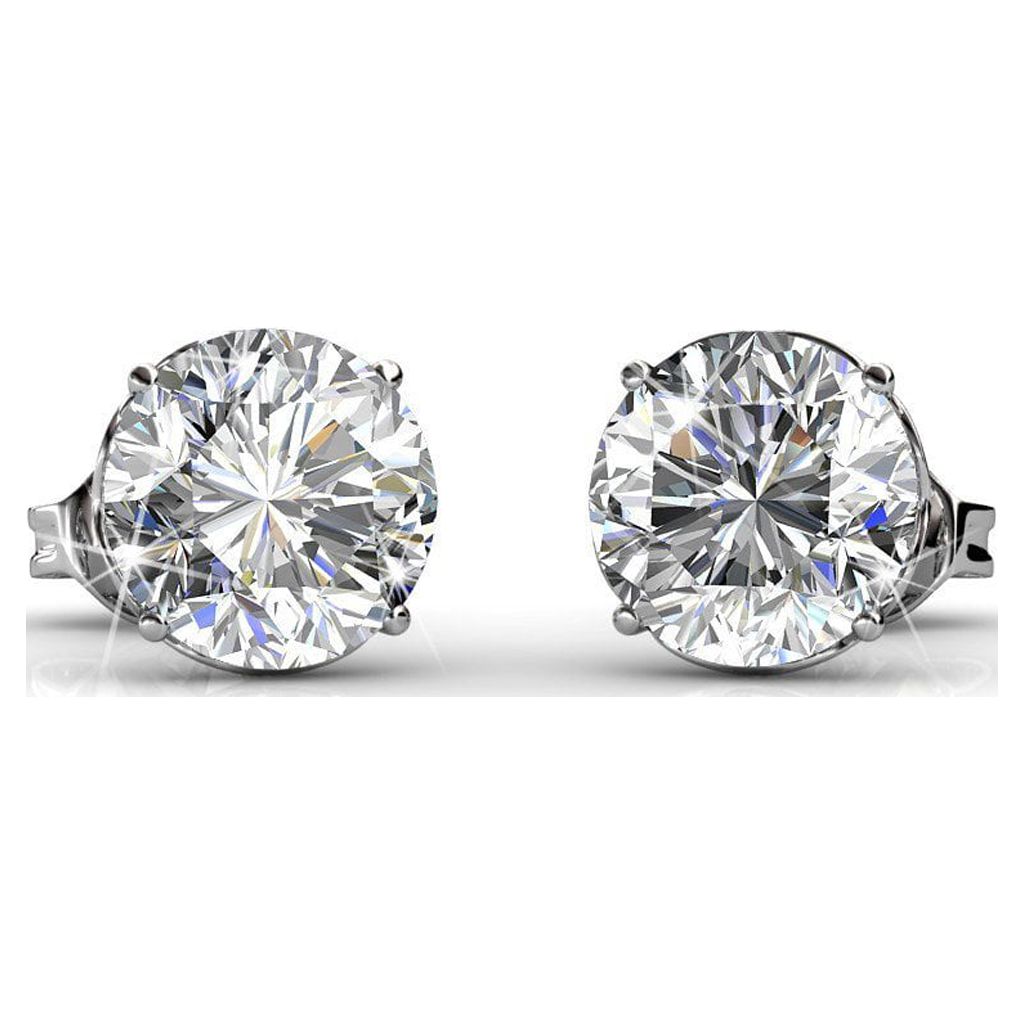 Cate & Chloe Mallory Swarovski Crystal Stud Earrings photo 7