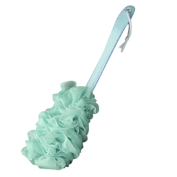 Kieccall Premium Long Handle Soft Mesh Bath Loofah Shower Brush, Hanging Back Scrub Exfoliating Bath Sponge For Body, Lightweight Durable Bath Flower Brush For Daily Shower