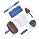 thumbnail image 3 of Kit De Rodillo De Pintura, Juego De Brochas Multifuncionales, Herramientas De Pintura Suaves, Fácil Aplicación En Paredes Para Proyectos De Renovación Del Hogar, Multicolor, 3 of 8