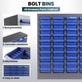 thumbnail image 2 of 40 Drawer Parts Cabinet, Heavy Duty Hardware Organizer with Dividers & Label Slots, Anti-Rust Drawer Bins for Workshop Garage Office Small Parts Storage, 2 of 7