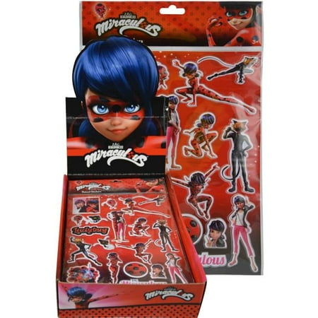 Miraculous Ladybug Raised Sticker Sheet