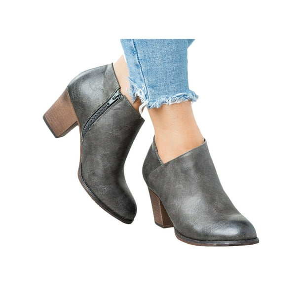 leopard ankle boots flat