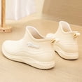 thumbnail image 4 of hoksml Women's Waterproof Ankle Rain Boots, Slip-On Rubber Shoes for Outdoor and Daily Wear, 4 of 9