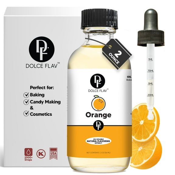 Dolce Flav - Oil Soluble Orange Flavoring 2 oz