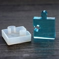 thumbnail image 2 of 4Pcs/Set Silicone Puzzle Pendant Mold DIY Uv Resin Keyring Mould Jewelry Tool, 2 of 6