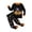 Black, variant on Kids Halloween Pajamas Size 4-5 Years Childrens Pumpkin Nightwear Long Sleeve Top and Pants Soft Comfort Pjs for Girls Black