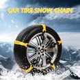 thumbnail image 3 of Wweixi Car Tire Chain 95cm Tire Chain Emergency Rid Of Snow Car Tire Snow Chain Abrasion Resistant Universal Tire Chains, 3 of 6