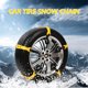 thumbnail image 2 of Sidaley Cadena de aleación para neumáticos de coche, cadena para neumáticos, cadena de emergencia para deshacerse de la nieve, cadena para Vehículos, repuestos y accesorios Mis, 2 of 6