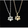 thumbnail image 2 of HOOUN Fashion Women Cute Animal Paw Chain Pendant Gold Silver Necklace Jewellery Gift-silver, 2 of 8
