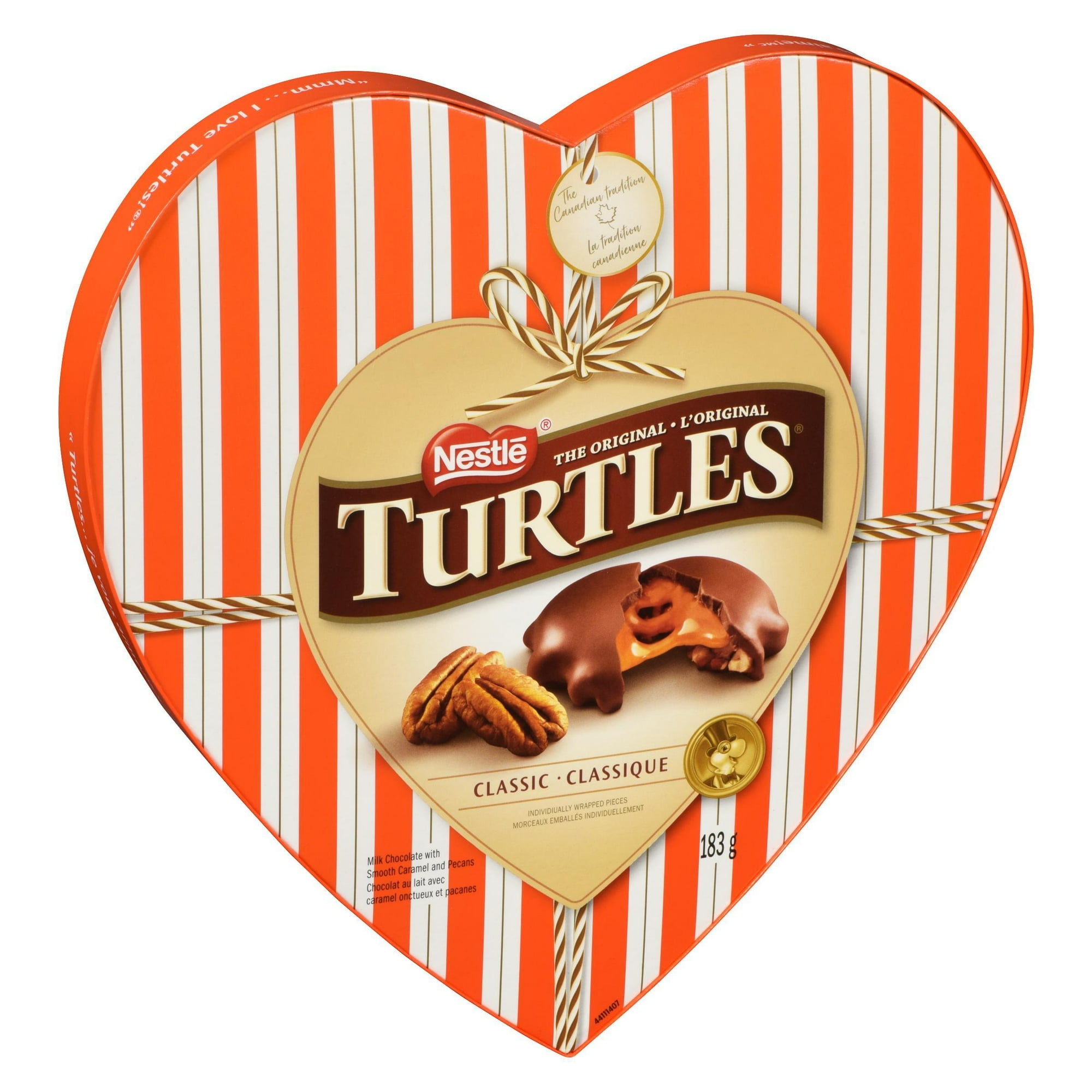 Boîte Saint-Valentin en forme de coeur NESTLÉ TURTLES classique