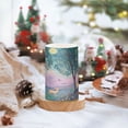 thumbnail image 2 of Yayeee Flameless Candles with Remote Flickering Battery Operated Multi Color Changing, Purple Forest Scene, 2 of 7