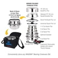 thumbnail image 2 of MAGMA A10-364 Padded Storage Case | Protective Carry Bag Nesting Cookware Sets | Ideal for Boat, RV, Camping & Home Organization, 2 of 3