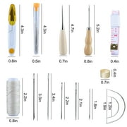 29pcs Leather Craft Tool Kit,Upholstery Repair Kit for Sewing,Stitching,Measuring