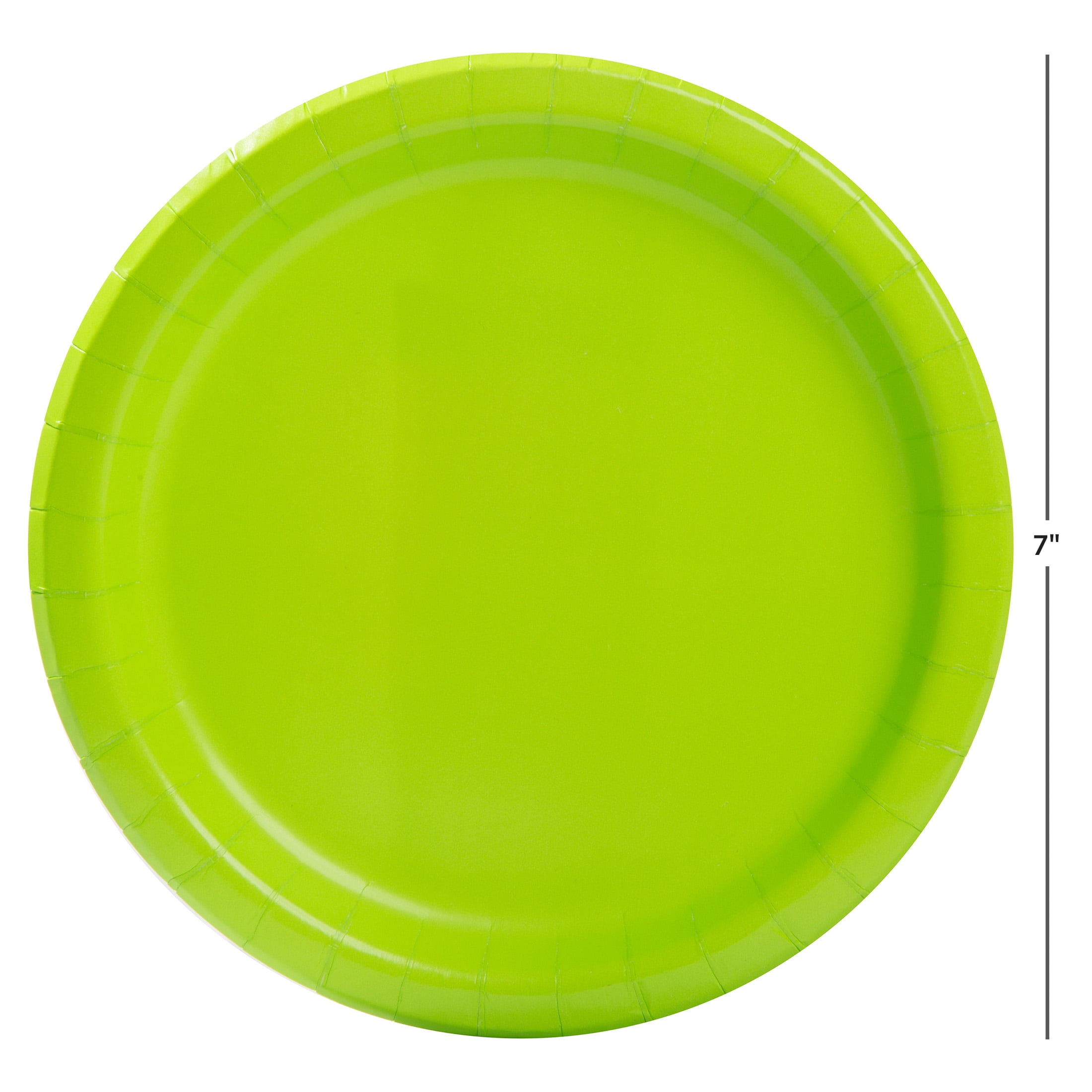 (2 pack) 70CT 7IN Green Paper Dessert Plates by Way To Celebrate