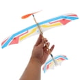 thumbnail image 4 of 10Pcs Rubber Band Powered Airplane Model Biplane Toys for Kids (Random Style), 4 of 8