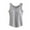 Gray, variant on fatyb Womens Cotton Tank Tops with Built in Bra Sleeveless Crop Tops Casual Comfy Padded Undershirts