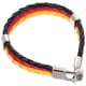 thumbnail image 1 of Pulsera con la bandera de Alemania, pulsera con la bandera nacional, joyería, regalo de viaje, pulsera trenzada de cuero sintético a la moda para hombres y mujeres, 1 of 8