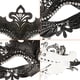 thumbnail image 3 of Máscara de mascarada, decoraciones de carnaval, máscaras venecianas para mujeres (negras), 3 of 4