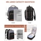 thumbnail image 4 of Mochila de viaje LOVEVOOK 40L para mujeres y hombres con cubos de embalaje, 4 of 9