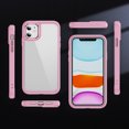 thumbnail image 2 of for iPhone 11 Clear Case, [Anti-Yellowing] [Military-Grade Drop Protection] Transparent Slim Lightweight Anti-Scratch Phone Case for iPhone 11 Shockproof Bumper Cover, Pink, 2 of 8