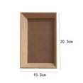 thumbnail image 2 of 6x7.9 Wood Picture Frame Set of 1, Rustic Wall or Tabletop Photo Frame with Horizontal and Vertical Display, Includes Hanger and Easel Back for Family Art Memorial Decor, 2 of 8