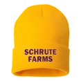 thumbnail image 1 of Adult Schrute Farms Embroidered Cuffed Knit Beanie Cap, 1 of 1